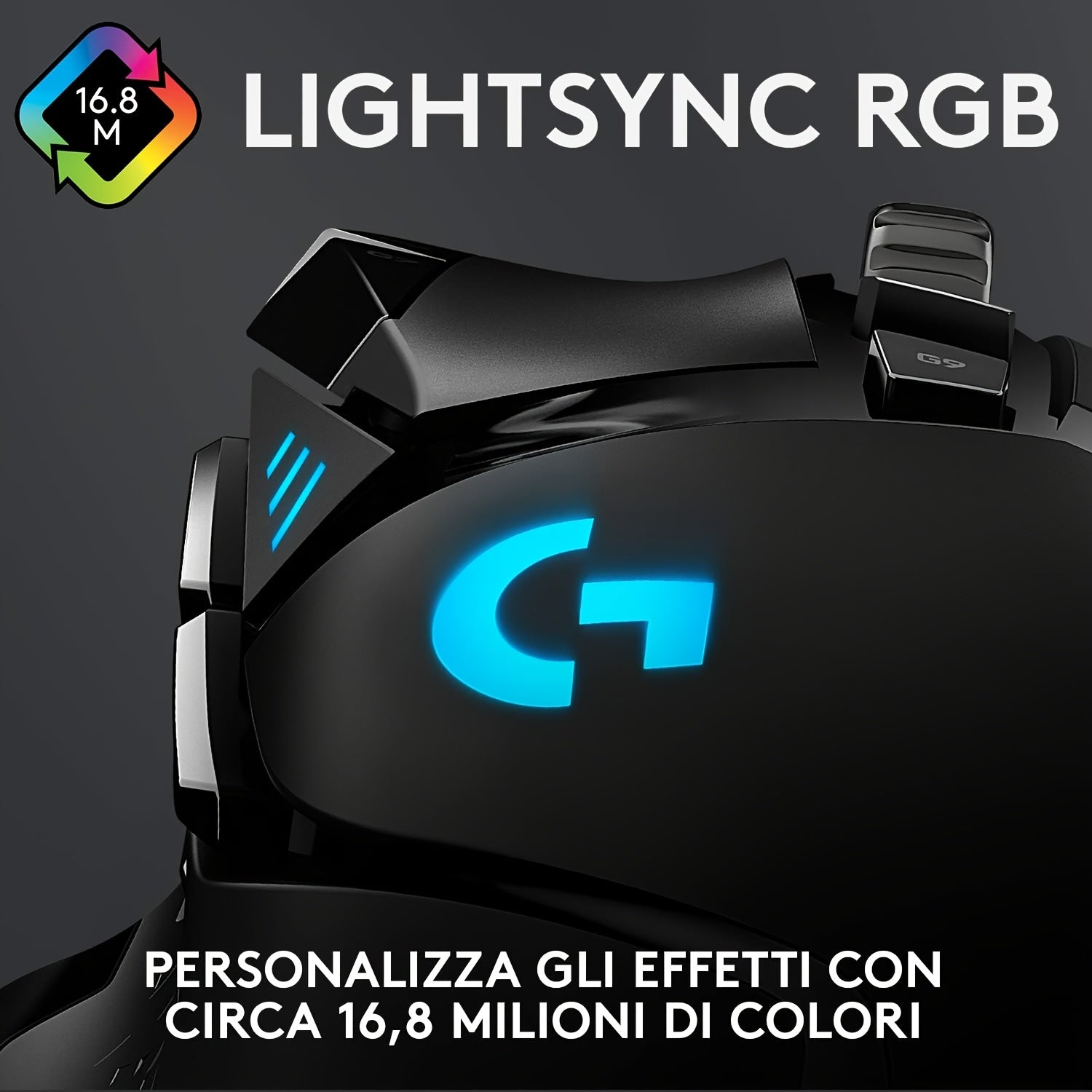 Logitech G502 Hero Wired Gaming Mouse for LOL, PUBG, And CF