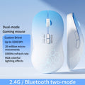 Wireless Gaming Mouse, Rechargeable, 2.4G Wireless Mouse With USB Receiver, Wireless Compatible, With Cool RGB Breathing Light And Battery Indicator, Laptop Mouse, 7 Buttons, Portable, Suitable For Laptops, Desktop Computers And PCs