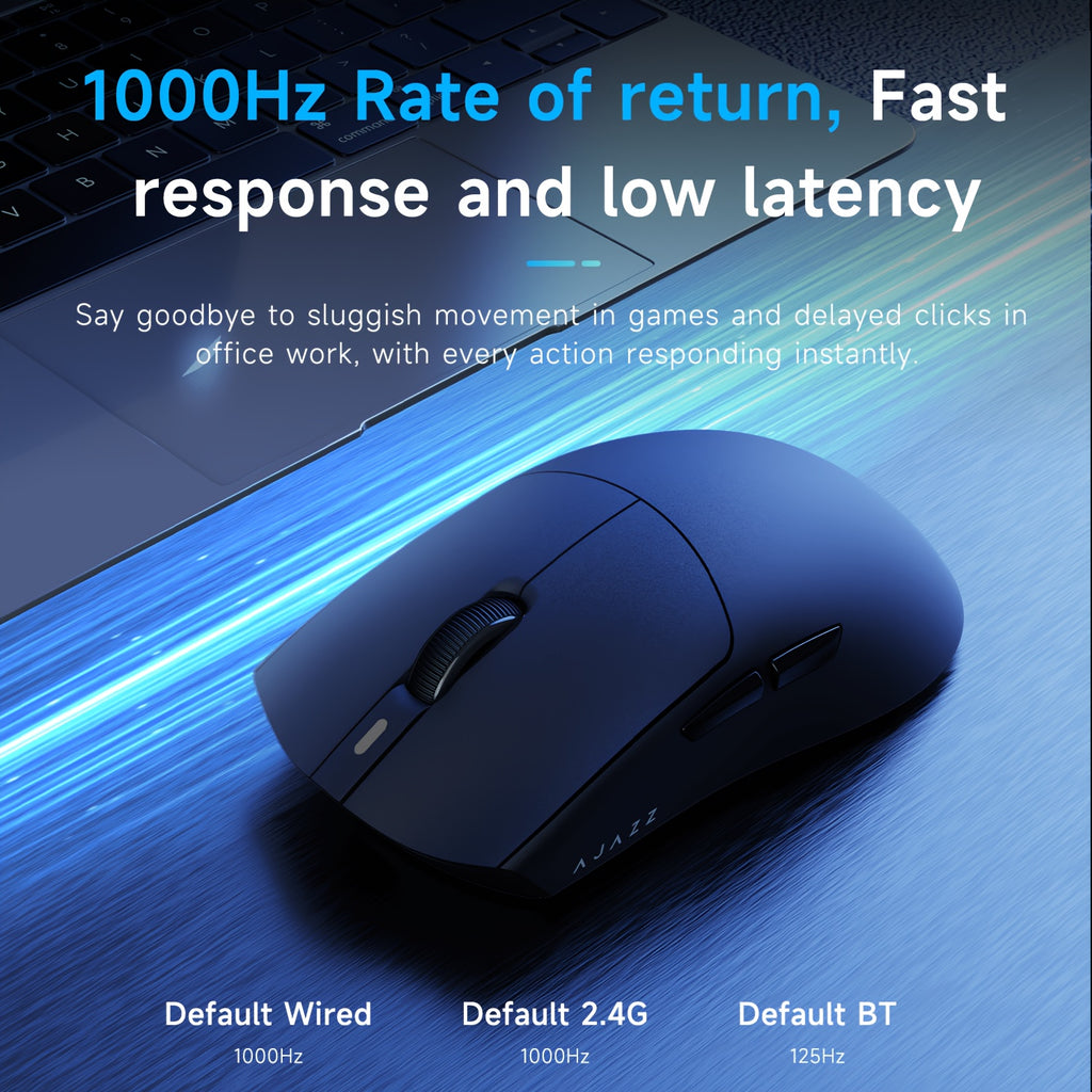 AJAZZ AJ139P V3 MC Wireless Mouse, Equipped with a Charging Dock, a Three-Mode Gaming Mouse, 800Mah Battery, PAW3311 Sensor, 1000 Polling Rate, Lightweight at 69G, Compatible with Win\u002FMac