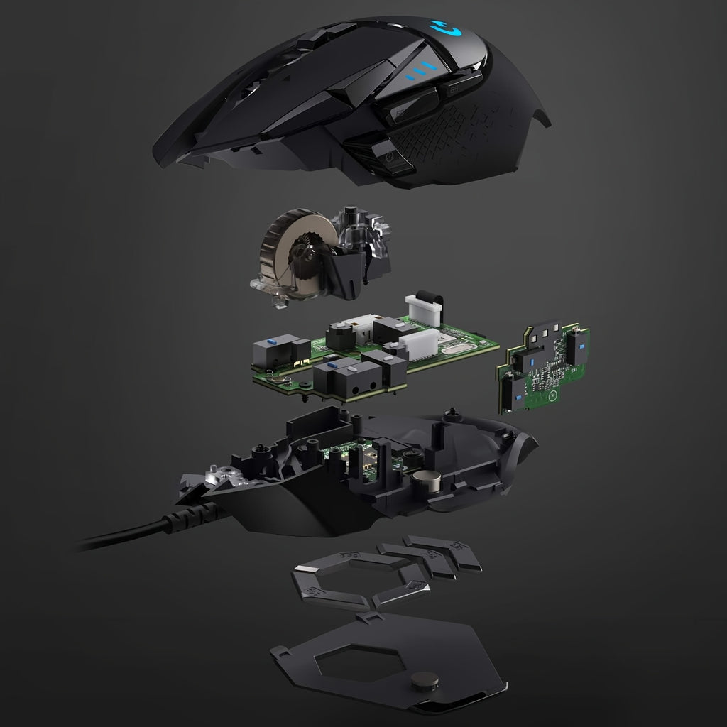 Logitech G502 Hero Wired Gaming Mouse for LOL, PUBG, And CF